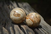 Polished Small Namibian Desert Picture Stone Jasper Sphere-Balls - Sold Per Item - From Namibia