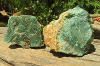 Natural Jade Cobbed Specimens x 12 From Swaziland