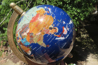 Polished Lapis Lazuli World Globe x 1 From China