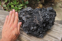 Natural Schorl Black Tourmaline Cluster x 1 From Namibia