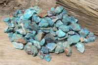 Natural Shattuckite with Chrysocolla & Malachite Specimens x 2.7 Kg Lot from Kaokoveld, Namibia