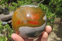 Polished Polychrome Jasper Spheres x 3 From Madagascar