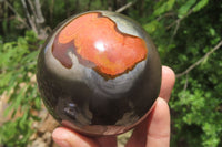 Polished Polychrome Jasper Spheres x 3 From Madagascar