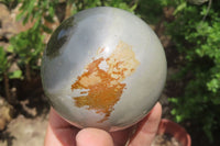 Polished Polychrome Jasper Spheres x 3 From Madagascar