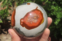 Polished Polychrome Jasper Spheres x 3 From Madagascar