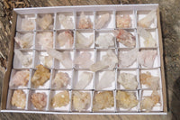 Natural Clear Quartz Clusters x 35 From Madagascar