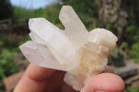 Natural Clear Quartz Clusters x 35 From Madagascar