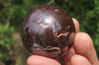 Polished Red Jasper Spheres x 12 From Northern Cape, South Africa