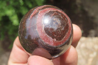 Polished Red Jasper Spheres x 12 From Northern Cape, South Africa