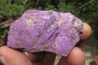 Natural Metallic Purpurite Cobbed Specimens x 12 From Erongo, Namibia