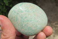 Polished Amazonite Standing Free Forms x 12 From Zimbabwe