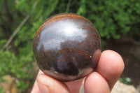 Polished Red Jasper Spheres x 12 From Northern Cape, South Africa