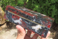 Hand Made Red Jasper Jewellery Box x 1 From Northern Cape, South Africa