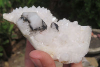 Natural Candle Quartz Clusters x 6 From Madagascar