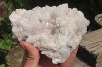 Natural Candle Quartz Clusters x 6 From Madagascar