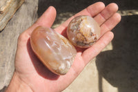 Polished Flower Agate Items x 6 From Madagascar