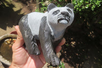 Hand Made Wonder Stone Panda Carving x 1 From Zimbabwe