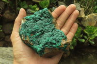 Natural Botryoidal Malachite Specimens x 3 From Tenke Fungurume, Congo