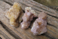 Natural Amethyst Spirit Quartz Clusters x 24 From Boekenhouthoek, South Africa