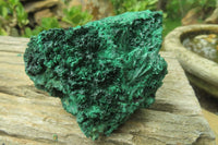 Natural Silky Malachite Specimens x 3 From Kasompe, Congo