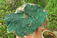 Natural Crystalline Malachite Specimens x 6 From Kasompe, Congo