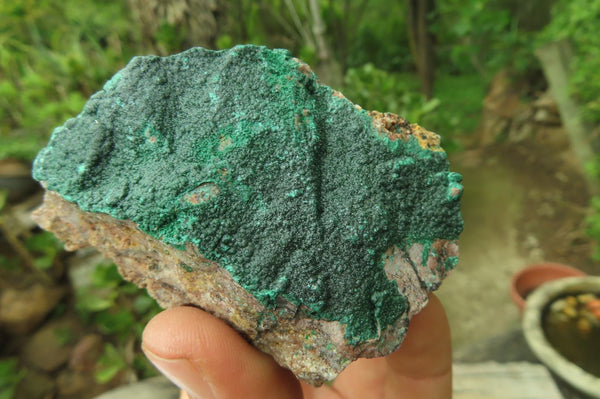 Natural Crystalline Malachite Specimens x 6 From Kasompe, Congo