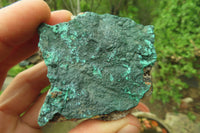 Natural Crystalline Malachite Specimens x 6 From Kasompe, Congo