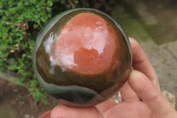 Polished Polychrome Jasper Spheres x 2 From Madagascar