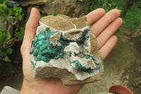 Natural Ball Malachite On Quartz Matrix Specimens x 2 From Kambove, Congo