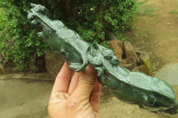 Hand Made Verdite Buffalo Carving x 1 From Zimbabwe