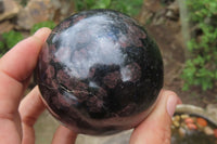 Polished Iolite Spheres x 2 From Madagascar