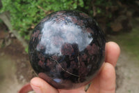 Polished Iolite Spheres x 2 From Madagascar