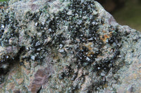 Natural Libethenite Crystals On Dolomite Matrix Specimens x 2 From Shituru, Congo