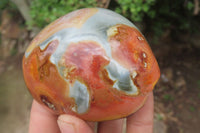 Polished On One Side Polychrome Jasper x 6 From Mahajanga, Madagascar