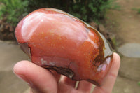 Polished On One Side Polychrome Jasper x 6 From Mahajanga, Madagascar