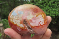 Polished On One Side Polychrome Jasper x 6 From Mahajanga, Madagascar