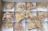 Natural Limonite Quartz Clusters x 12 From Zambia