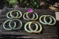 Polished Nephrite Jade Bracelets - Sold Per Item - From New Zealand