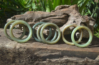 Polished Nephrite Jade Bracelets - Sold Per Item - From New Zealand