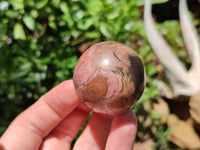 Polished Rhodonite Sphere-Balls - Sold Per Item - From Madagascar