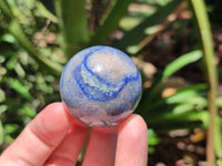 Polished Blue Marble Sphere-Balls - Sold Per Item - From China