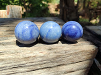 Polished Blue Marble Sphere-Balls - Sold Per Item - From China