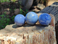 Polished Blue Marble Sphere-Balls - Sold Per Item - From China