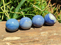 Polished Blue Marble Sphere-Balls - Sold Per Item - From China