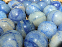 Polished Blue Marble Sphere-Balls - Sold Per Item - From China