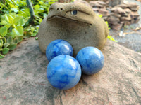 Polished Blue Marble Sphere-Balls - Sold Per Item - From China