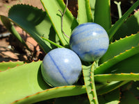 Polished Blue Marble Sphere-Balls - Sold Per Item - From China