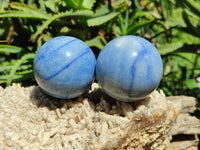 Polished Blue Marble Sphere-Balls - Sold Per Item - From China