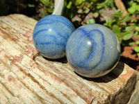 Polished Blue Marble Sphere-Balls - Sold Per Item - From China