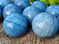 Polished Blue Marble Sphere-Balls - Sold Per Item - From China